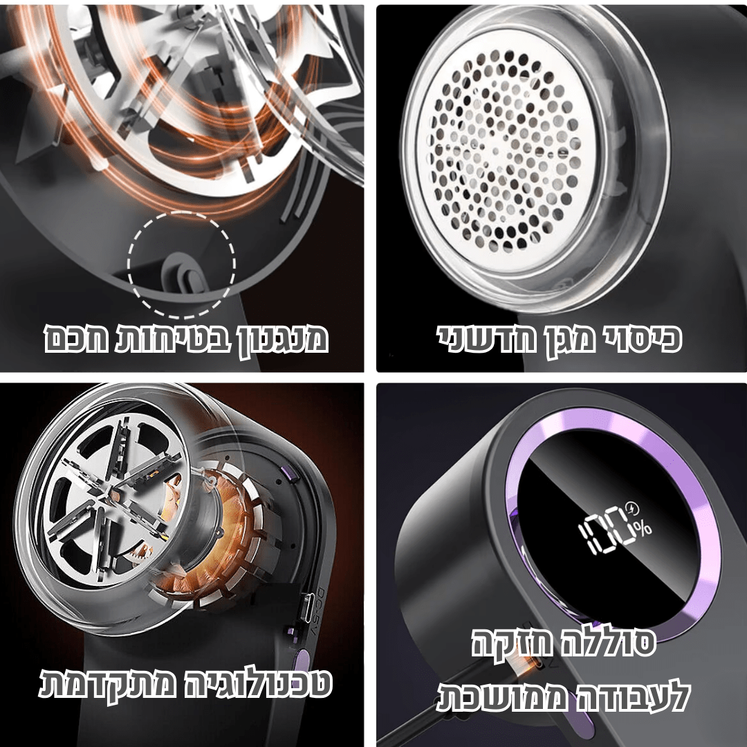 ™Fiberex - מסיר סיבי הבד מבית סולימרה