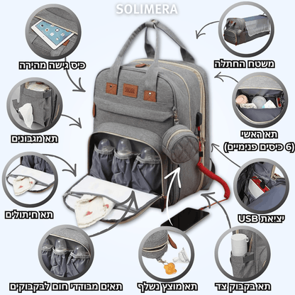 +Sunshine - תיק החתלה מבית סולימרה